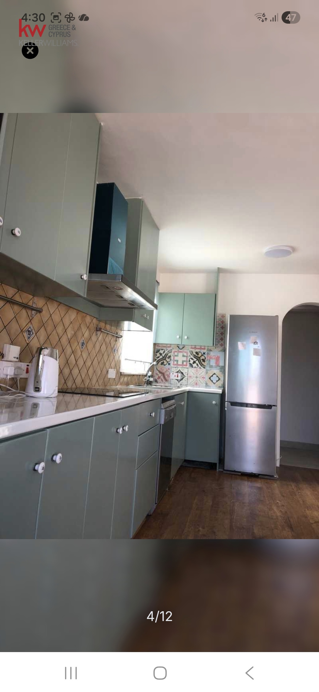 3-bed partly furnished apartment with sea view in Deryneia photo 4
