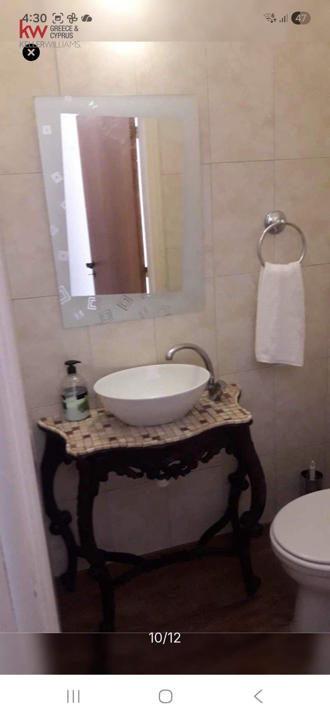 3-bed partly furnished apartment with sea view in Deryneia photo 10