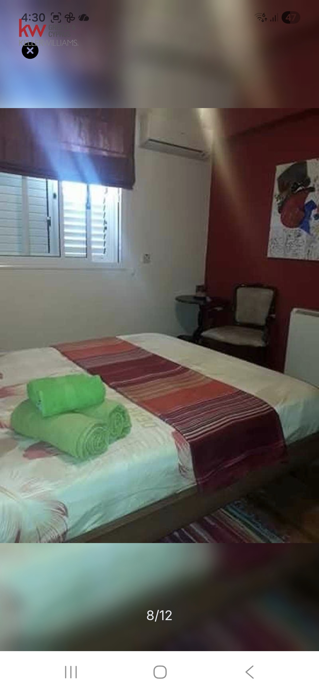 3-bed partly furnished apartment with sea view in Deryneia photo 8