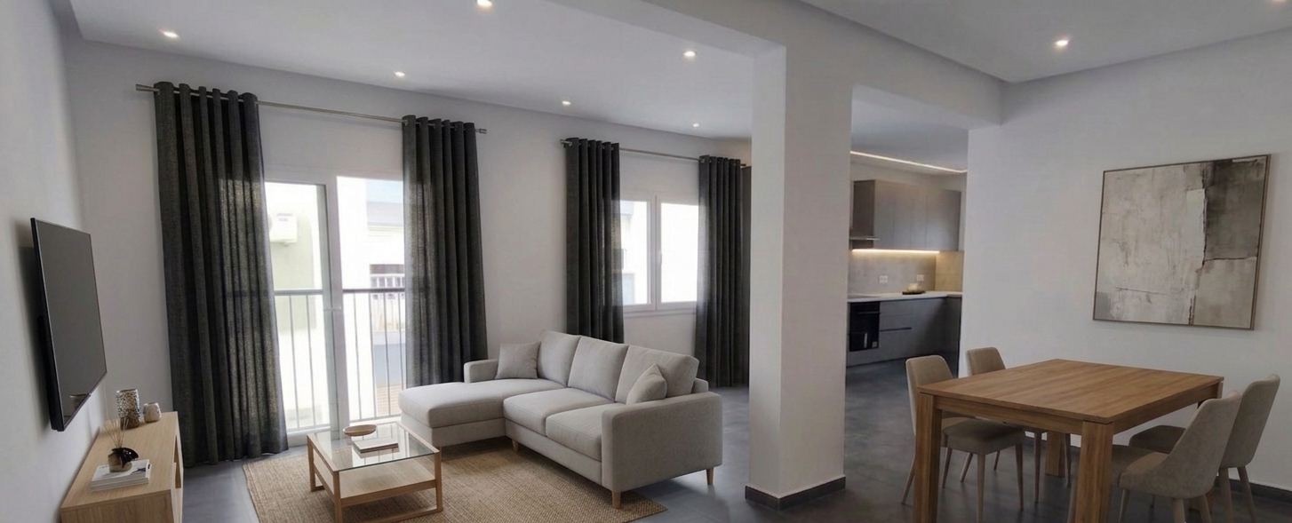 3-Bedroom Apartment in Agios Nikolaos for Rent