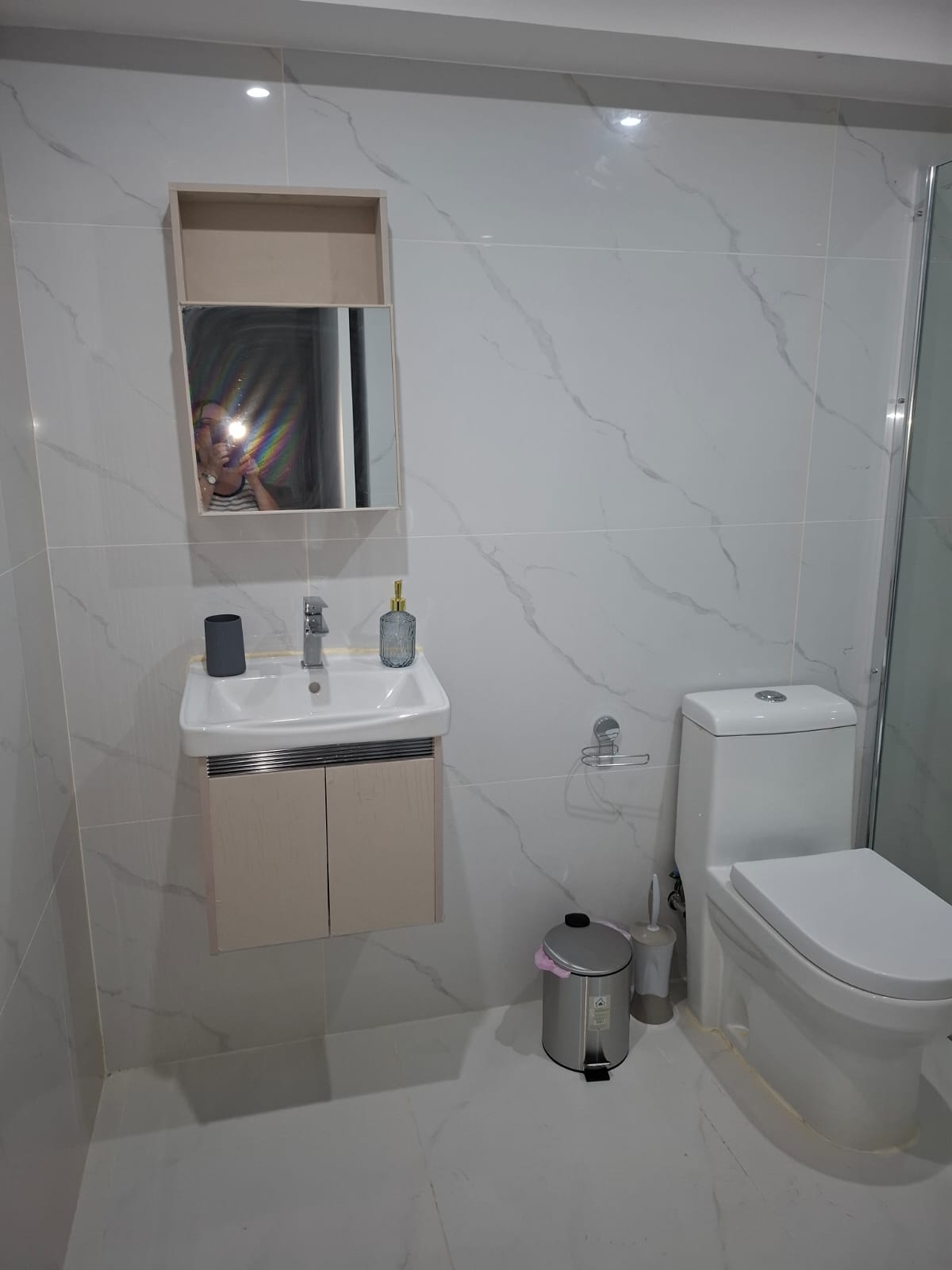 2-bed furnished penthouse with sea view in Nea Ekali photo 12