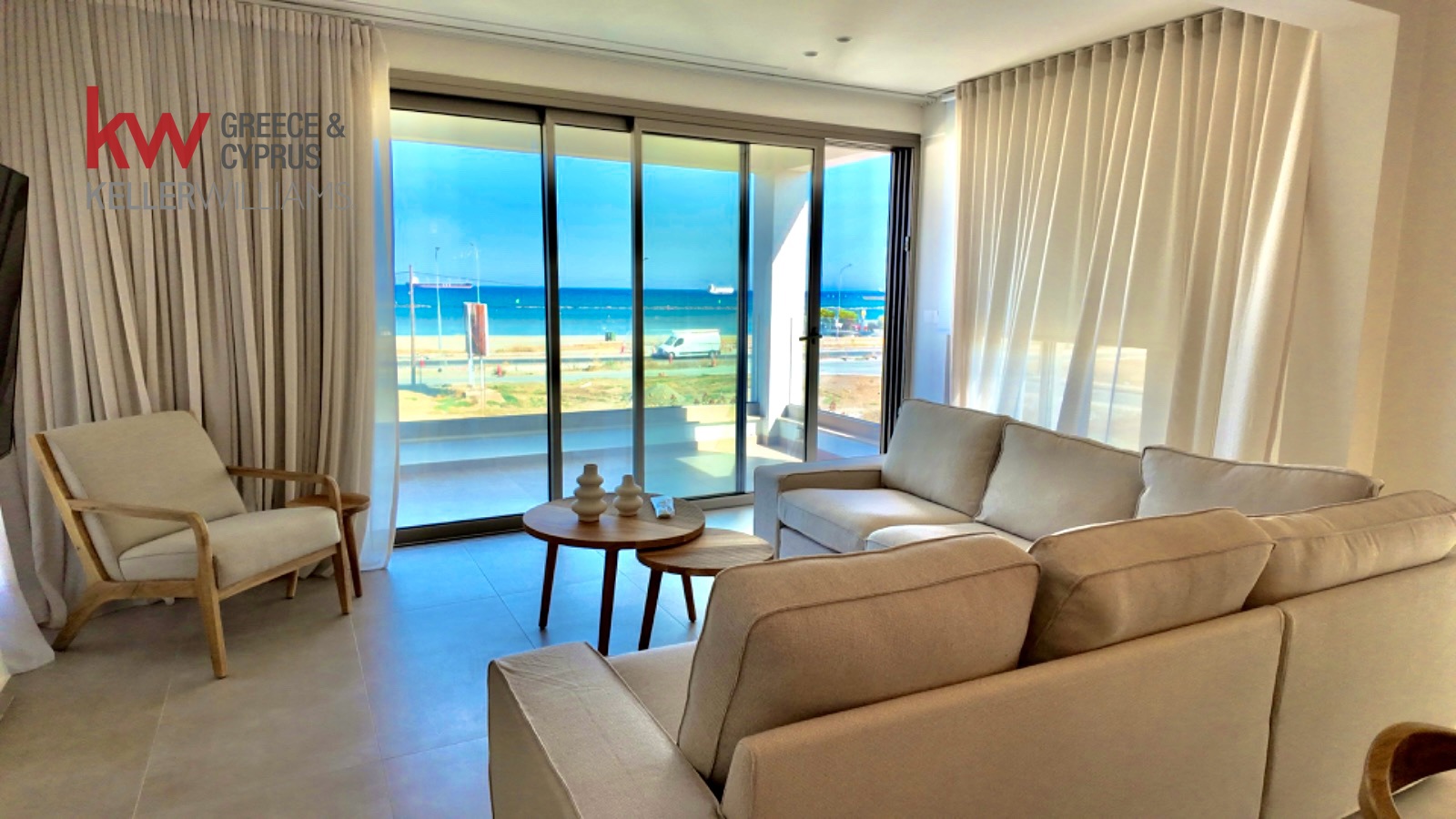 2-bed brand new seafront apartment in Livadia, Larnaca photo 1