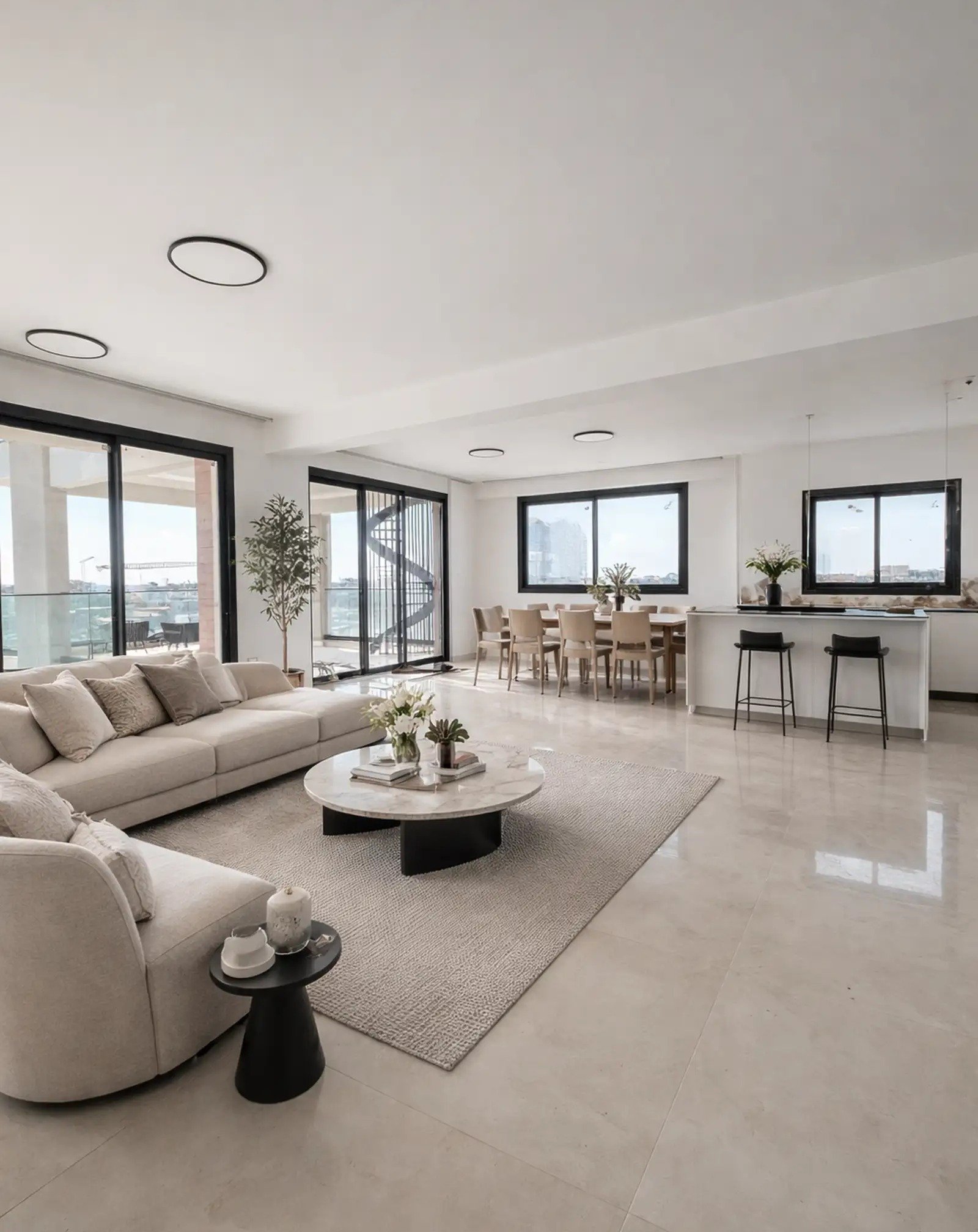 Spacious 4-Bedroom Penthouse in Germasogeia Tourist Area, Limassol