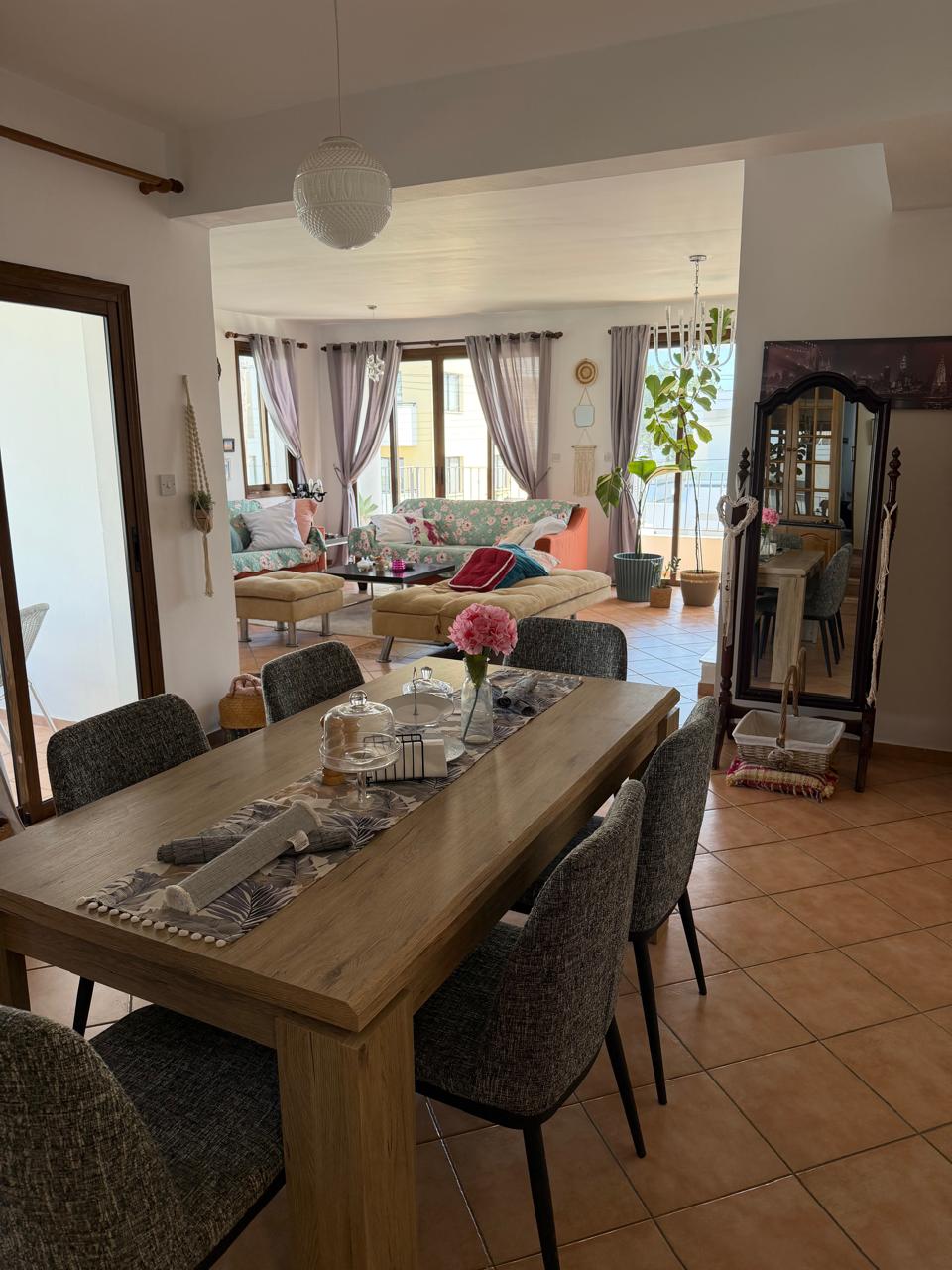 3-Bedroom Fully Furnished Apartment for Rent – Paphos