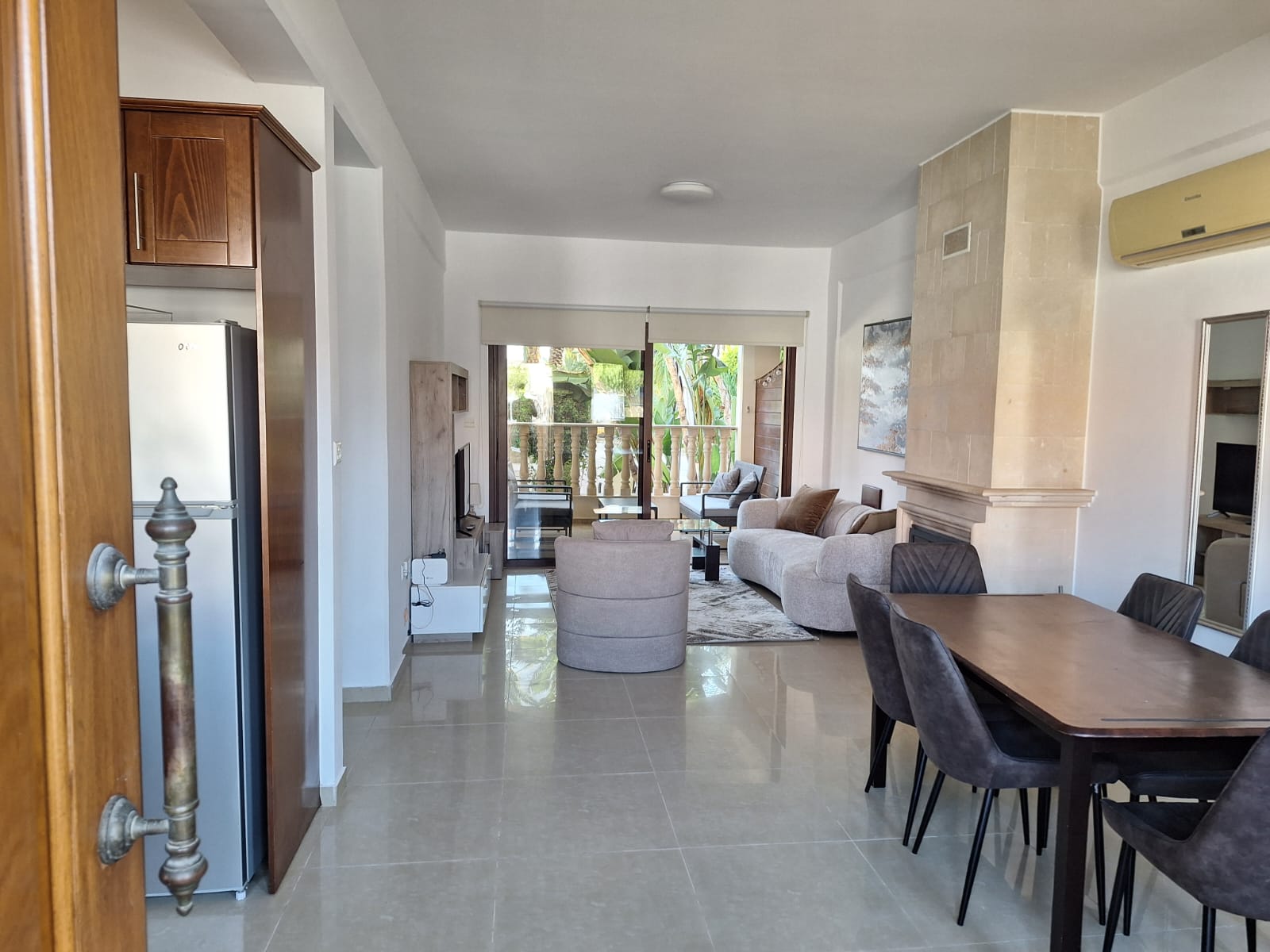 1 bedroom flat for rent in Pyrgos with the pool
