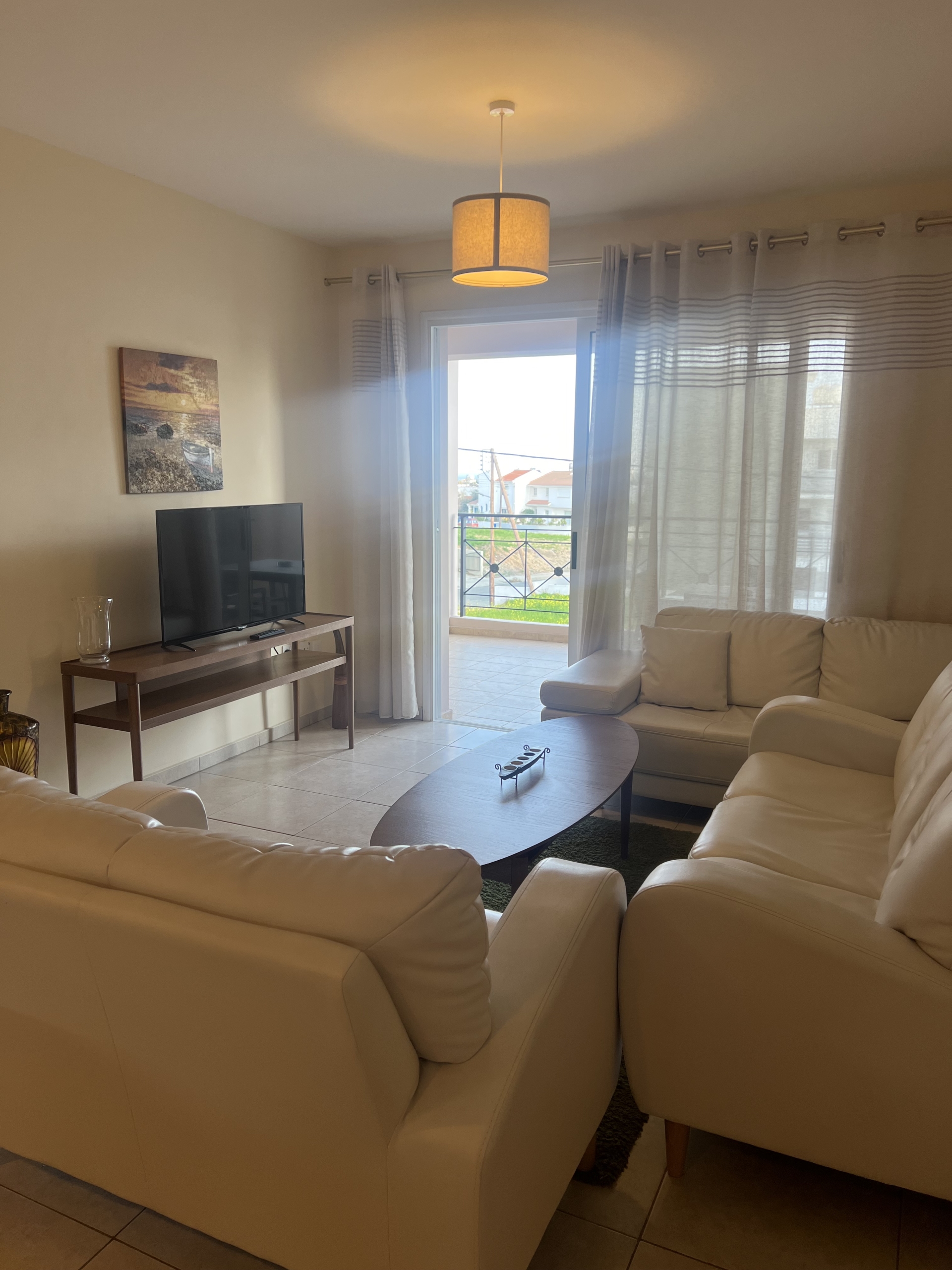 2-bed furnished apartment with sea view in Mazotos photo 3