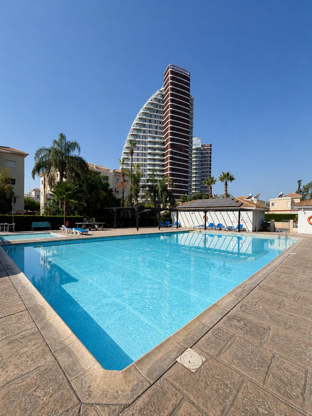 2-Bedroom Furnished Apartment with Pools | Germasogeia Tourist Area