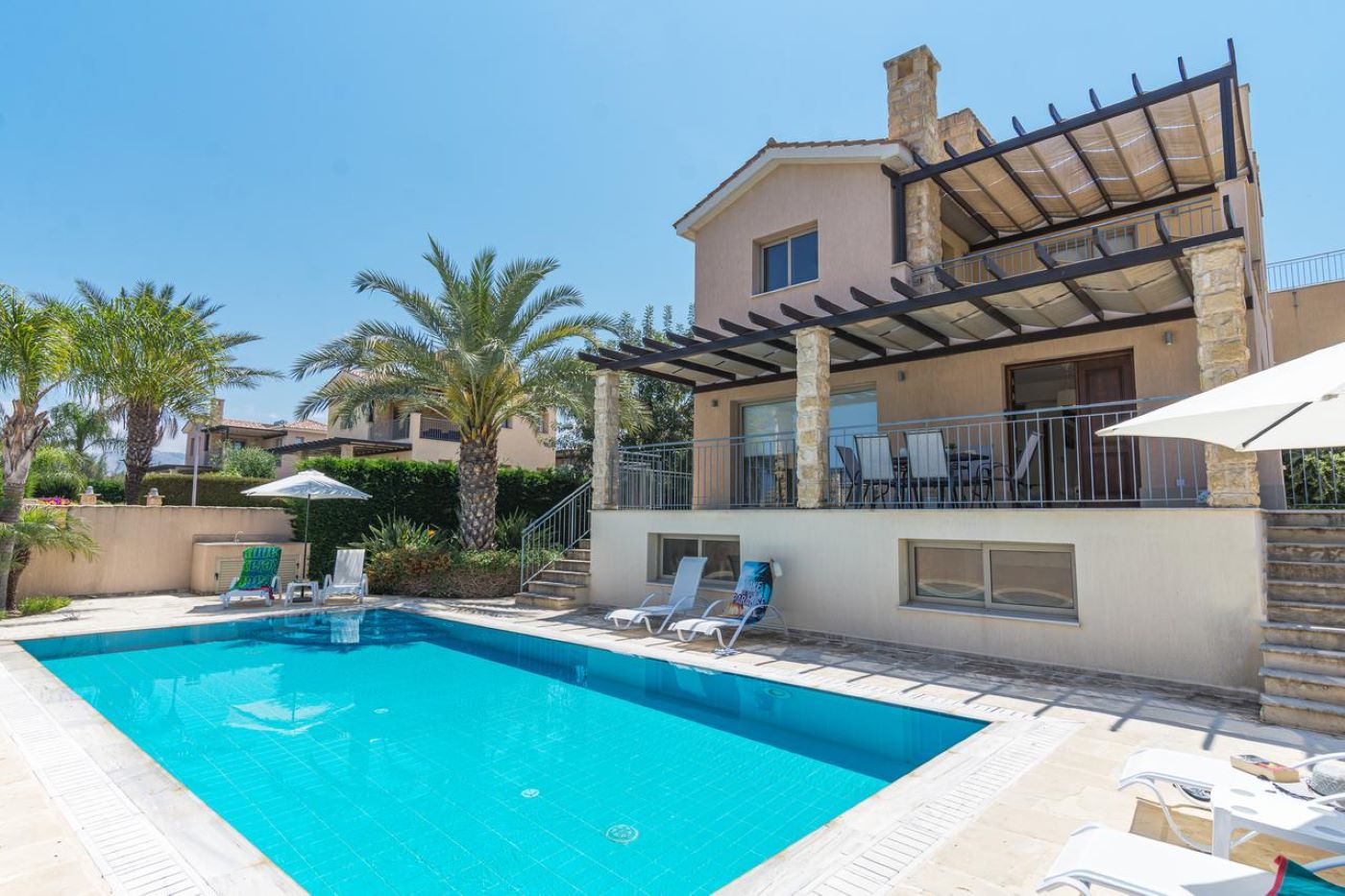 4 bedroom Villa in Polis at Sandy Beach with Sauna